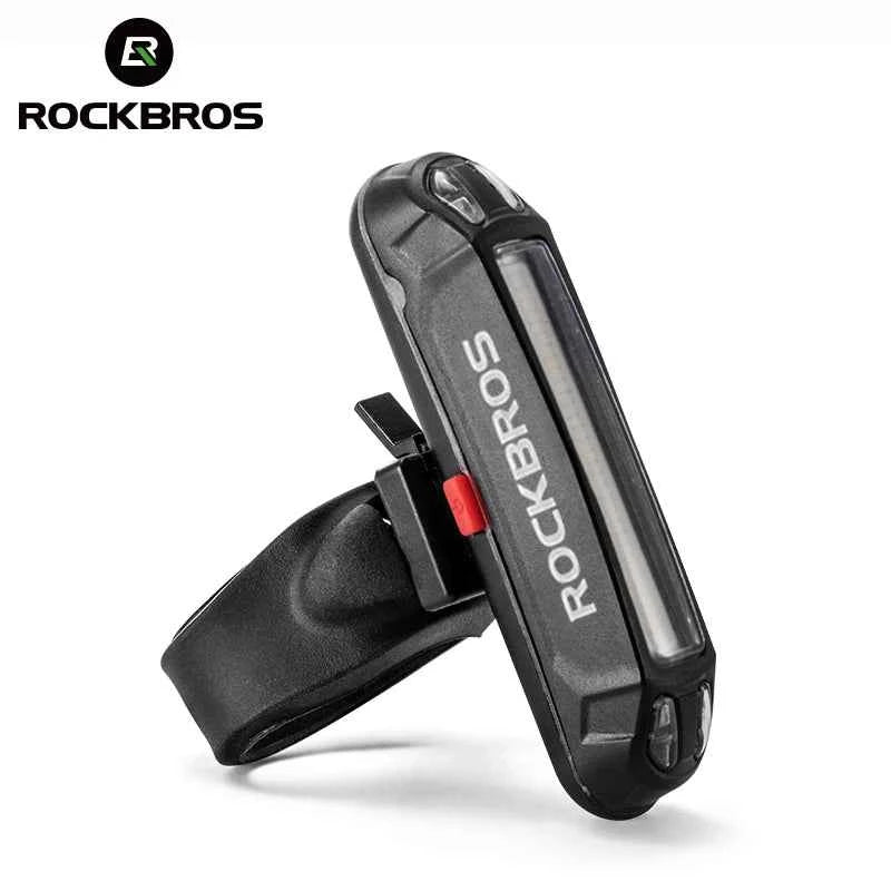 ROCKBROS Bike Tail Light Waterproof Seatpost Warning Bicycle Rear Light MTB Road LED Lamp Tailight USB Charging Cycling Light