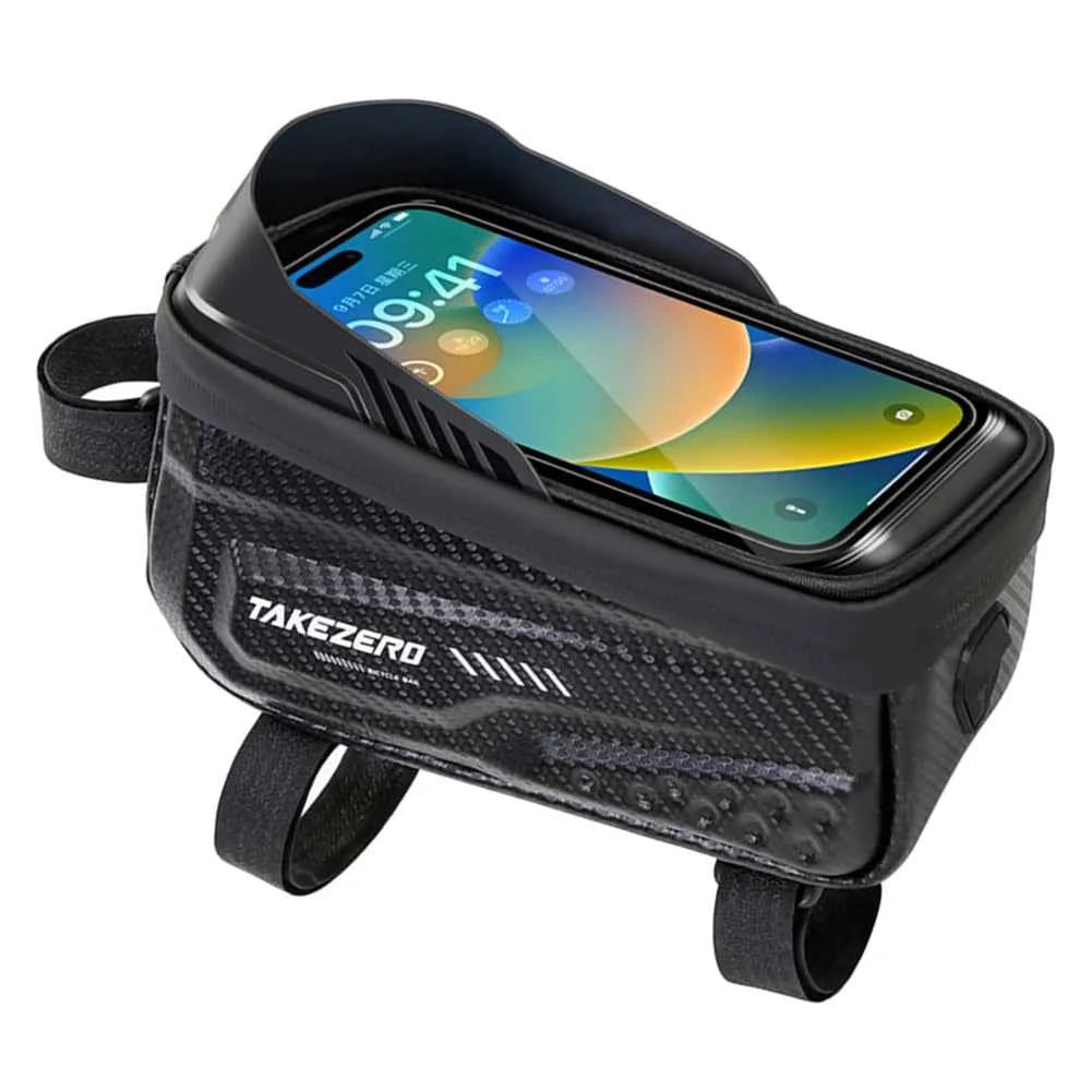 1L Bike Bag Bicycle Front Cell Mobile Phone Case Holder with Touchscreen Top Tube Cycling Bag Reflective MTB Bike Accessories