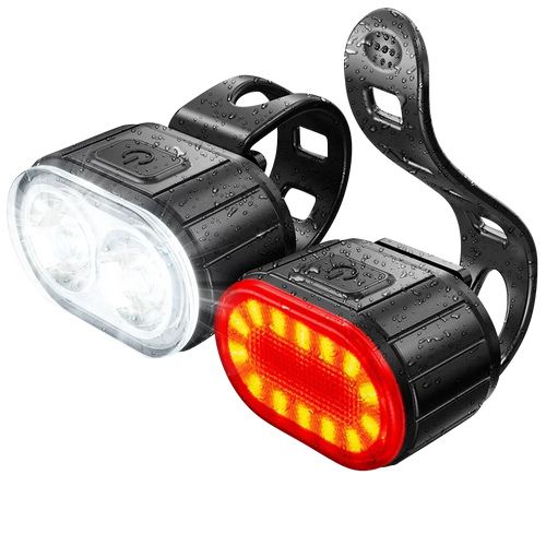 Heinast Bike Lighting Front and Rear Lights Bicycle Lamp Led Cycling Light Bike Flashlight for Bicycle Front Taillight Lantern