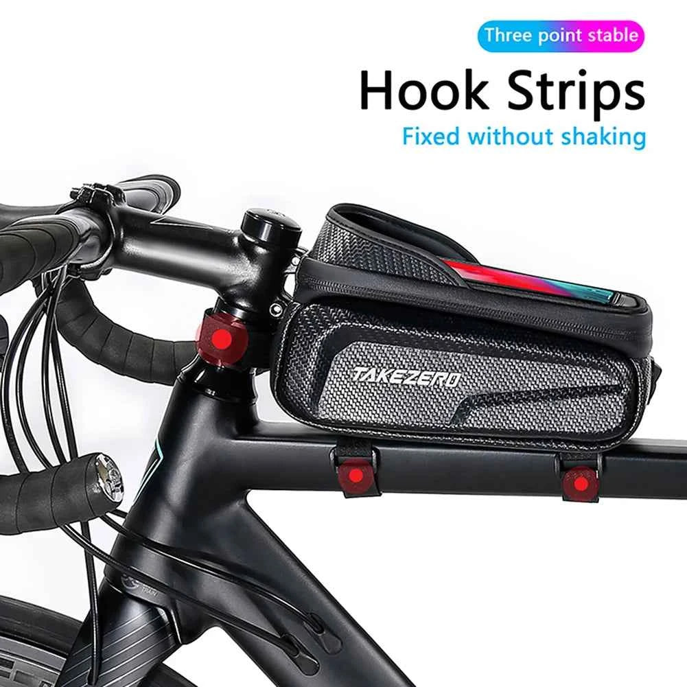 Bicycle Bag 1L Frame Front Top Tube Bike Bag Handlebar Mtb Touch Screen Cycling Bag Phone Holder Case Bicycle Accessories