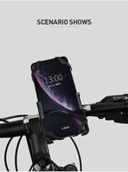 GUB P10 Bike Phone Holder Bracket Aluminum Alloy Motorcycle Bicycle Stand Mount Support Handlebar Clip for 55-100mm