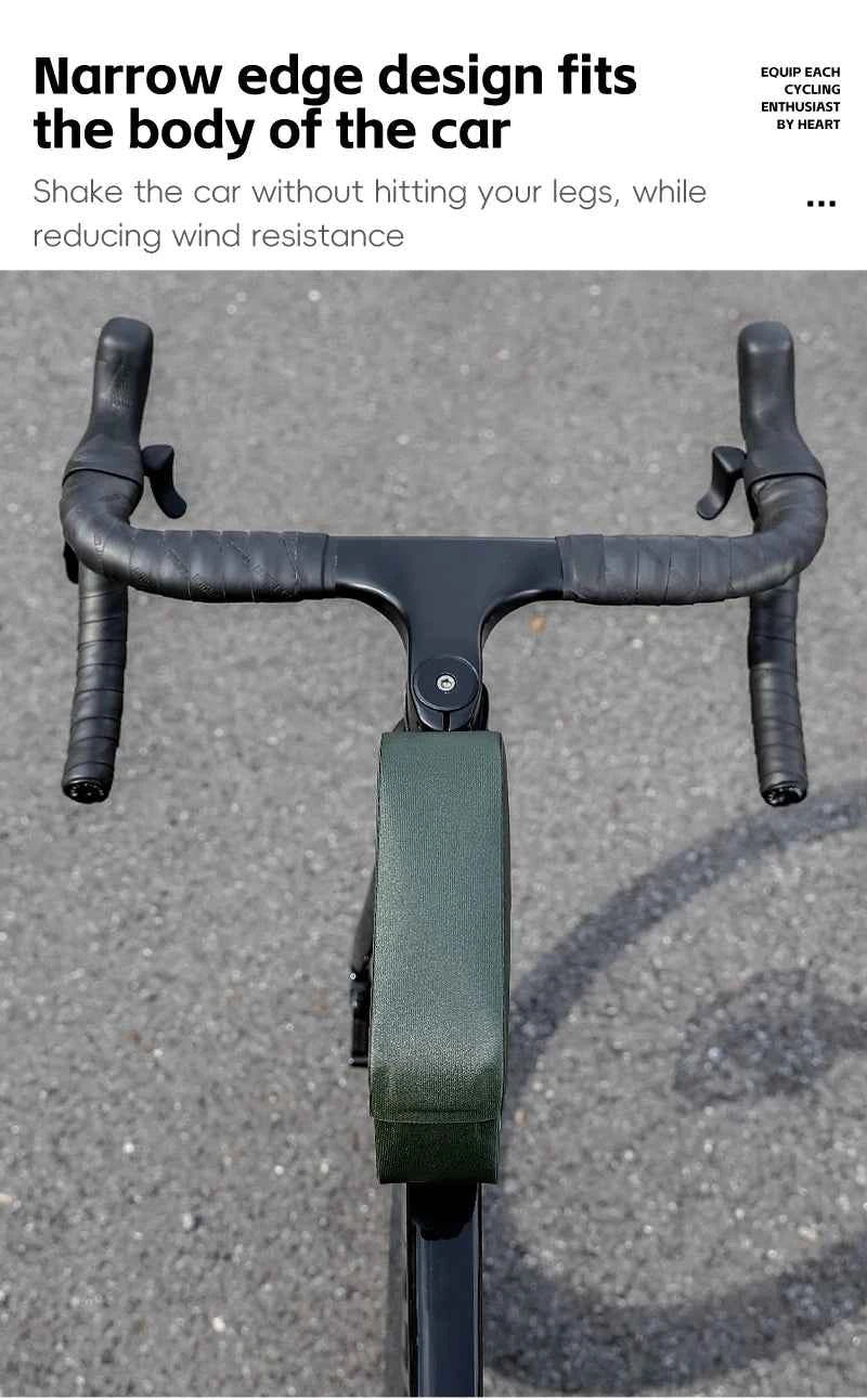 WEST BIKING Bicycle Magnetic Lid Top Tube Bag With Bolts Mounted & Straps MTB Road Bike Waterproof  Front Frame Structured Bag