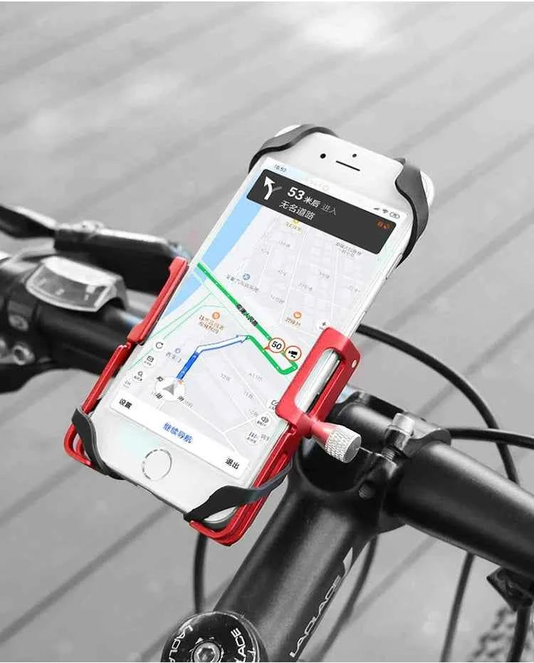 GUB P10 Bike Phone Holder Bracket Aluminum Alloy Motorcycle Bicycle Stand Mount Support Handlebar Clip for 55-100mm