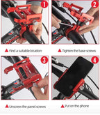 GUB P30 Bike Phone Holder Adjustable 360 Degree Bicycle Phone Stand Mount Riding Cycling MTB Cycling Accessories GUB G85 P10 G81