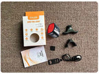 GlYO Bicycle Tail Light - Smart with Auto Brake Sensing / Non-Smart Option - IP66 Waterproof USB Rechargeable for MTB/Road Bike