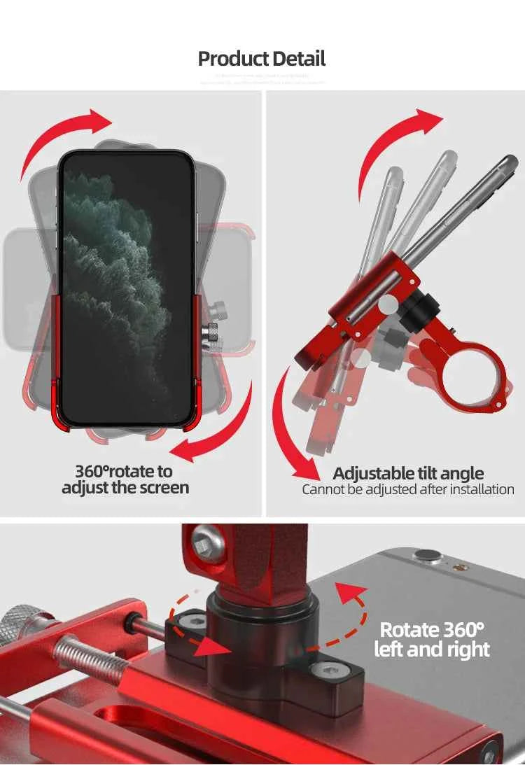 GUB P30 Bike Phone Holder Adjustable 360 Degree Bicycle Phone Stand Mount Riding Cycling MTB Cycling Accessories GUB G85 P10 G81