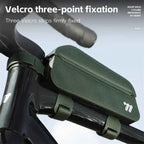 WEST BIKING Bicycle Magnetic Lid Top Tube Bag With Bolts Mounted & Straps MTB Road Bike Waterproof  Front Frame Structured Bag