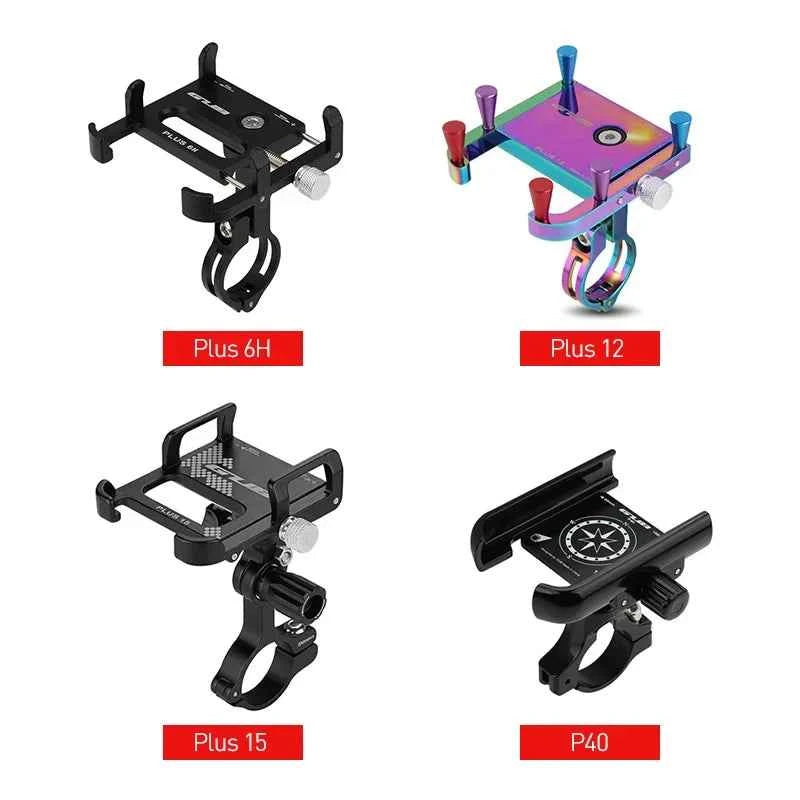 GUB P10 Bike Phone Holder Bracket Aluminum Alloy Motorcycle Bicycle Stand Mount Support Handlebar Clip for 55-100mm