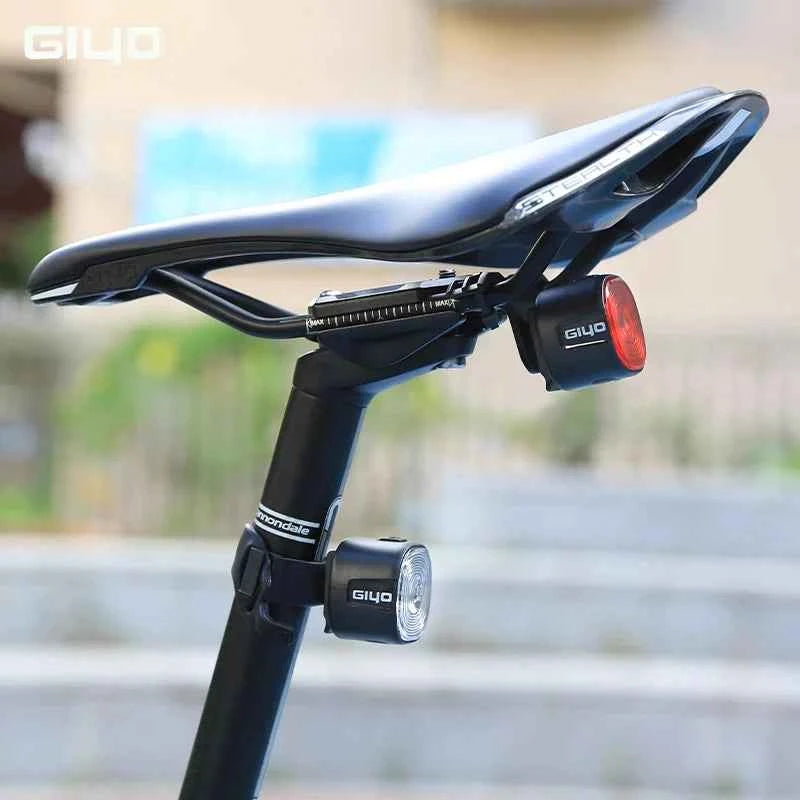 Tail Light for MTB/Road Bike ‌ IP66 Waterproof Smart with Auto Brake Sensing / Non-Smart Option LED Rear Lamp with RGB Light