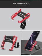 GUB P10 Bike Phone Holder Bracket Aluminum Alloy Motorcycle Bicycle Stand Mount Support Handlebar Clip for 55-100mm