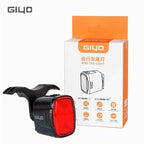 GlYO Bicycle Tail Light - Smart with Auto Brake Sensing / Non-Smart Option - IP66 Waterproof USB Rechargeable for MTB/Road Bike