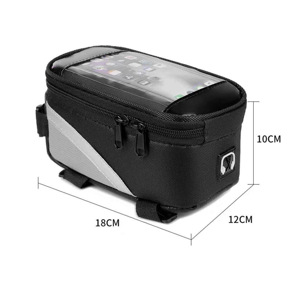 Bicycle Bag 1L Frame Front Top Tube Bike Bag Handlebar Mtb Touch Screen Cycling Bag Phone Holder Case Bicycle Accessories