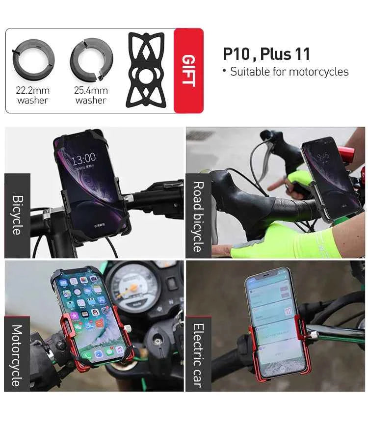 GUB P30 Bike Phone Holder Adjustable 360 Degree Bicycle Phone Stand Mount Riding Cycling MTB Cycling Accessories GUB G85 P10 G81