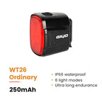 GlYO Bicycle Tail Light - Smart with Auto Brake Sensing / Non-Smart Option - IP66 Waterproof USB Rechargeable for MTB/Road Bike