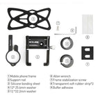 GUB P10 Bike Phone Holder Bracket Aluminum Alloy Motorcycle Bicycle Stand Mount Support Handlebar Clip for 55-100mm