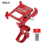 GUB P10 Bike Phone Holder Bracket Aluminum Alloy Motorcycle Bicycle Stand Mount Support Handlebar Clip for 55-100mm