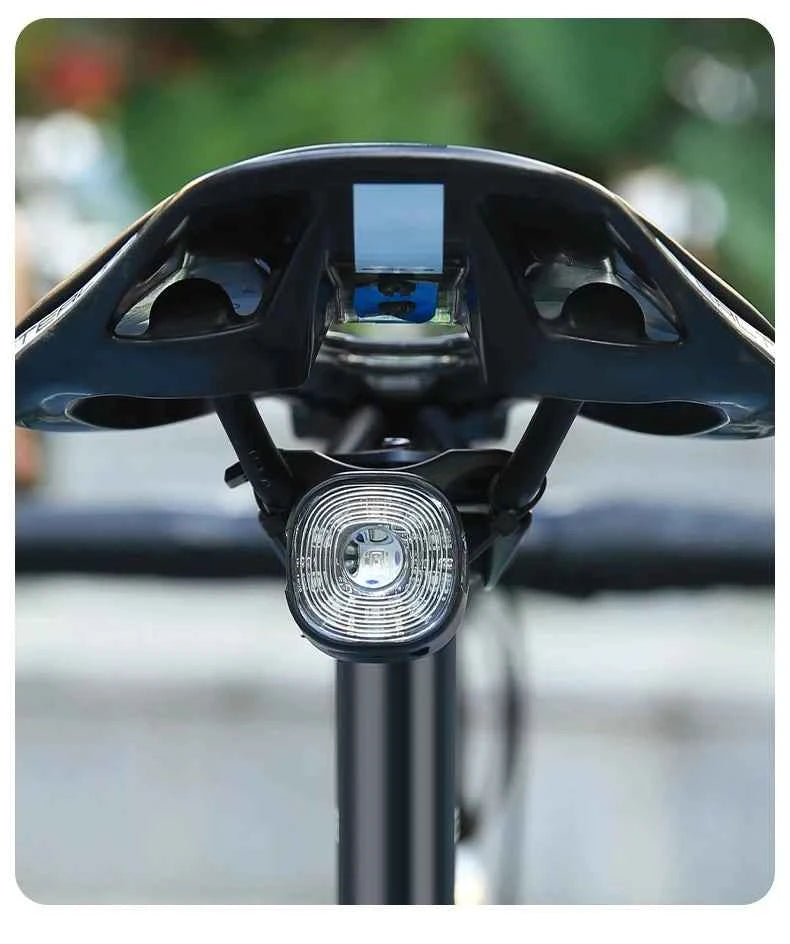 Tail Light for MTB/Road Bike ‌ IP66 Waterproof Smart with Auto Brake Sensing / Non-Smart Option LED Rear Lamp with RGB Light