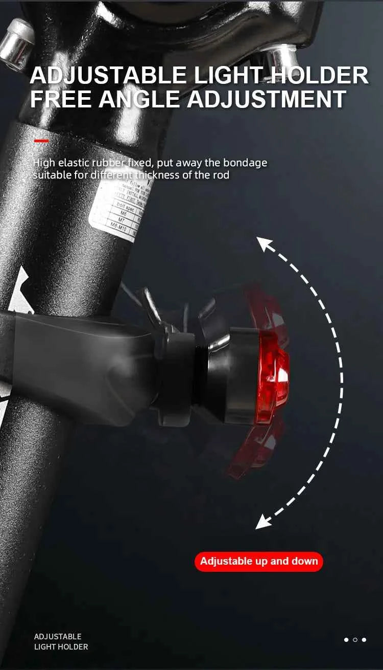 Heinast Bike Lighting Front and Rear Lights Bicycle Lamp Led Cycling Light Bike Flashlight for Bicycle Front Taillight Lantern