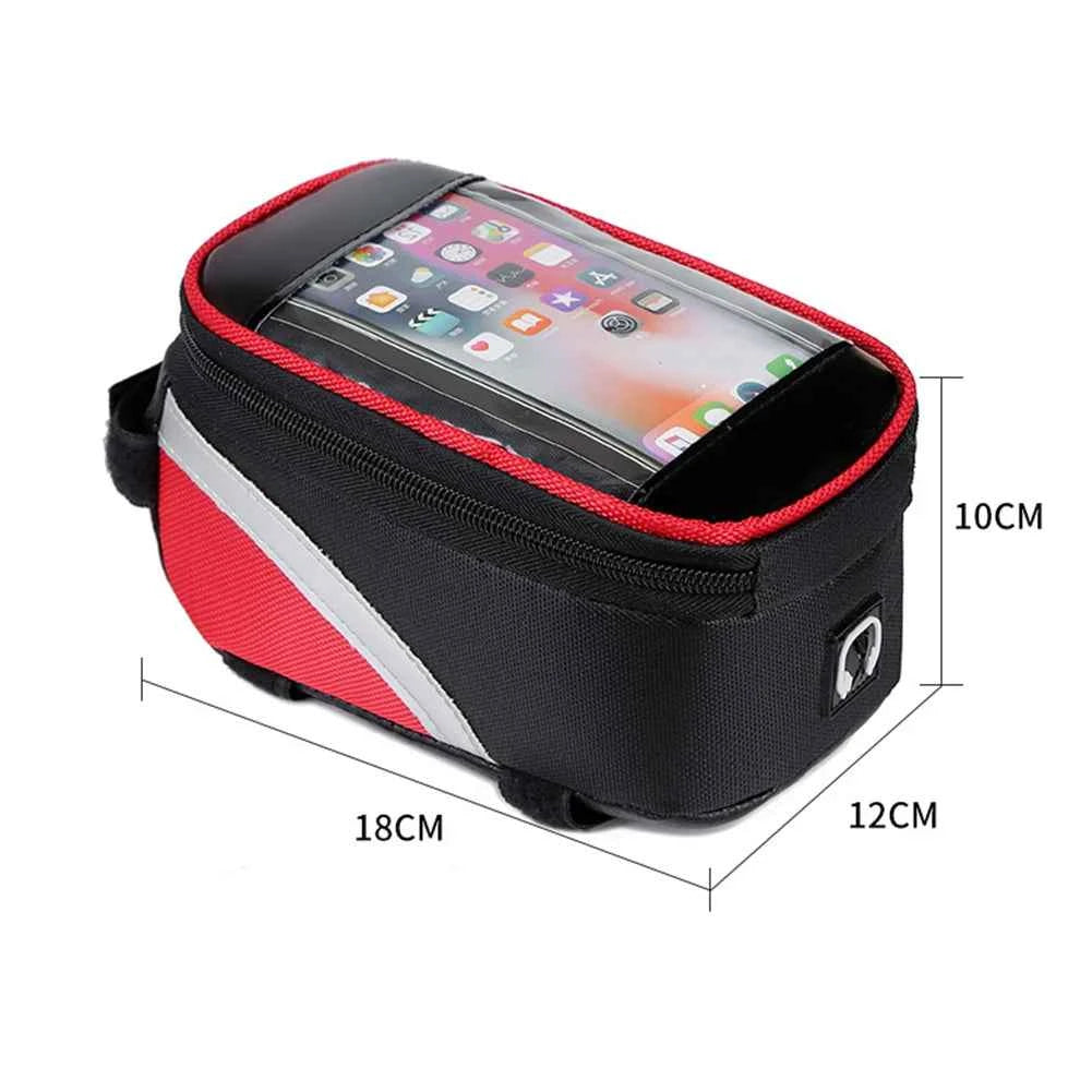 Bicycle Bag 1L Frame Front Top Tube Bike Bag Handlebar Mtb Touch Screen Cycling Bag Phone Holder Case Bicycle Accessories