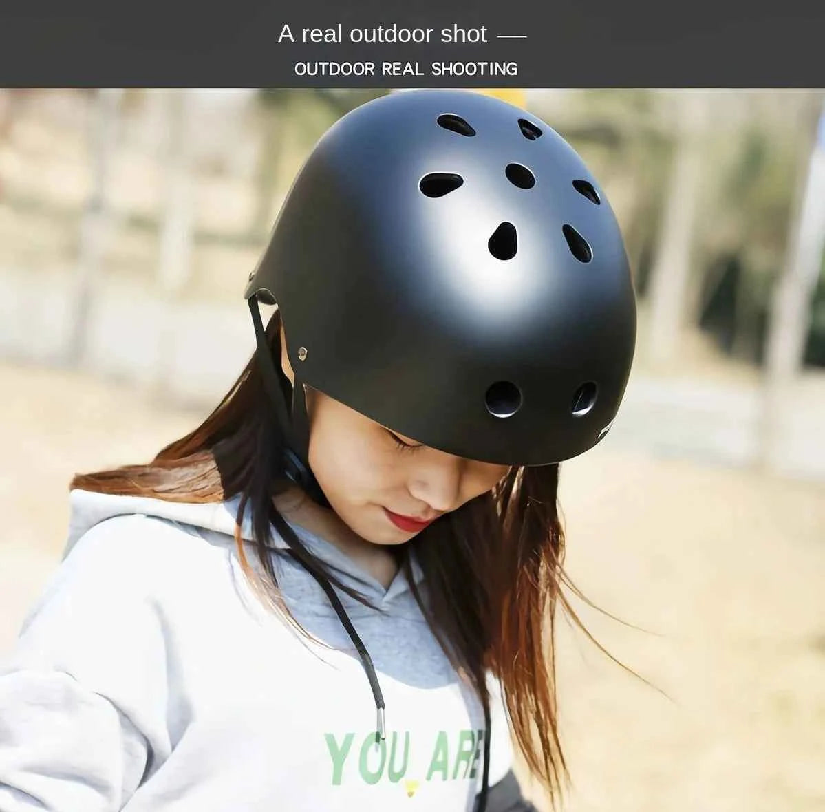 Ventilation Helmet Adult Children Outdoor Impact Resistance for Bicycle Cycling Rock Climbing Skateboarding Roller Skating