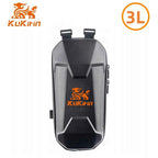 Kukirin Electric Scooter Bag 3L Hard Shell Secure Waterproof Rainproof Portable Front Premium Handlebar Mounted Organizer