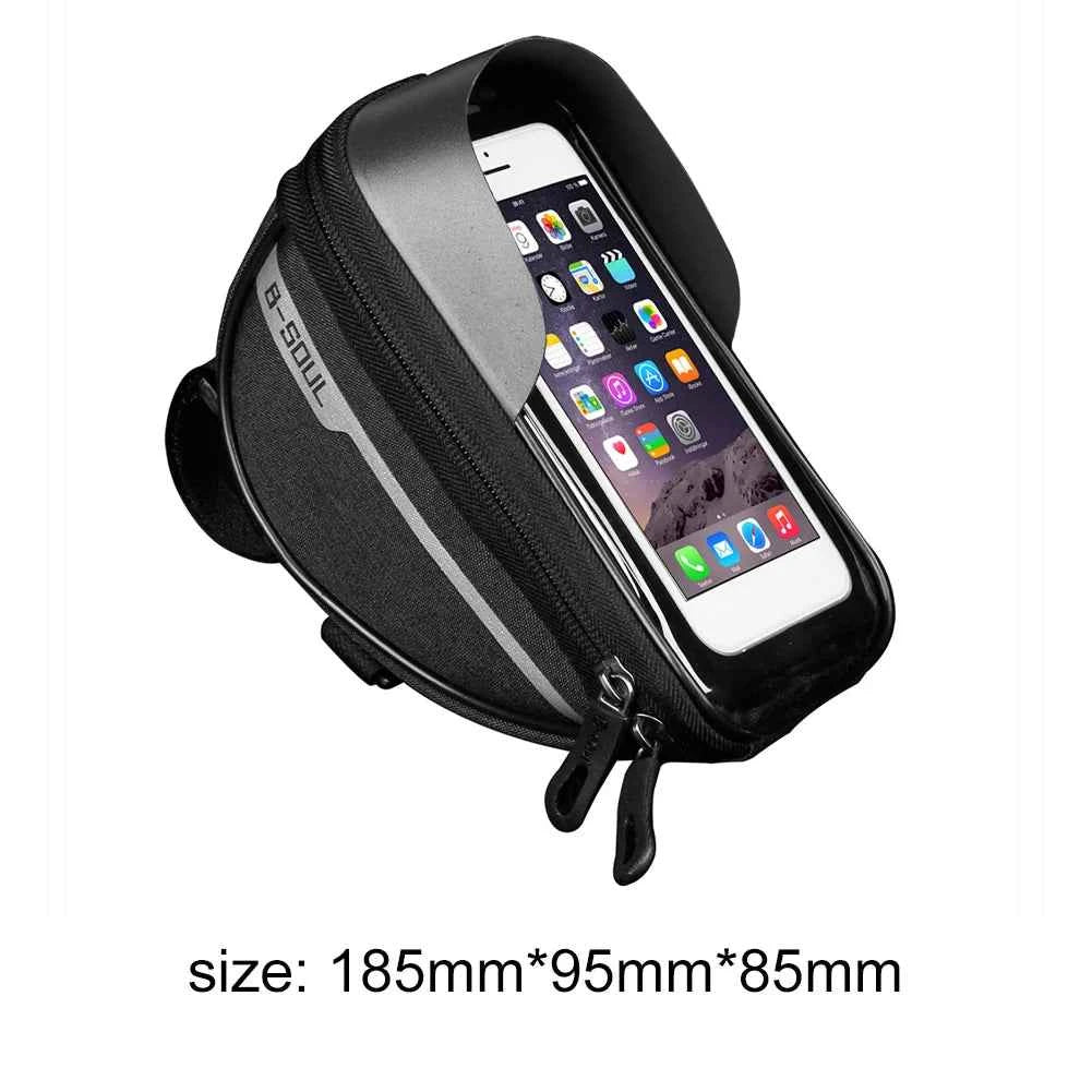 Bicycle Bag 1L Frame Front Top Tube Bike Bag Handlebar Mtb Touch Screen Cycling Bag Phone Holder Case Bicycle Accessories