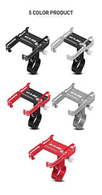 GUB P10 Bike Phone Holder Bracket Aluminum Alloy Motorcycle Bicycle Stand Mount Support Handlebar Clip for 55-100mm