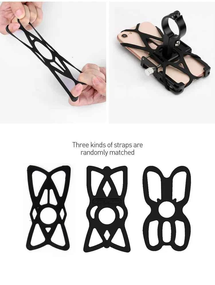 GUB P10 Bike Phone Holder Bracket Aluminum Alloy Motorcycle Bicycle Stand Mount Support Handlebar Clip for 55-100mm