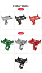GUB P30 Bike Phone Holder Adjustable 360 Degree Bicycle Phone Stand Mount Riding Cycling MTB Cycling Accessories GUB G85 P10 G81