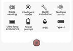 Tail Light for MTB/Road Bike ‌ IP66 Waterproof Smart with Auto Brake Sensing / Non-Smart Option LED Rear Lamp with RGB Light