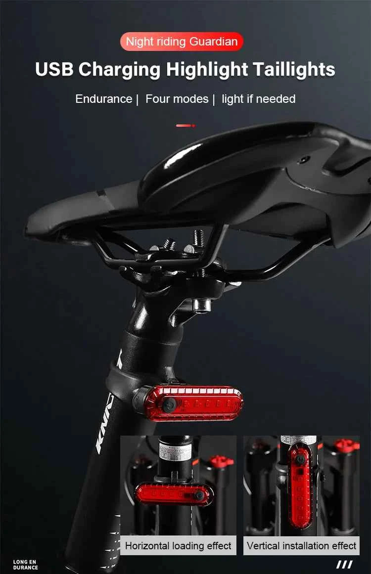 Heinast Bike Lighting Front and Rear Lights Bicycle Lamp Led Cycling Light Bike Flashlight for Bicycle Front Taillight Lantern