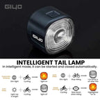 Tail Light for MTB/Road Bike ‌ IP66 Waterproof Smart with Auto Brake Sensing / Non-Smart Option LED Rear Lamp with RGB Light
