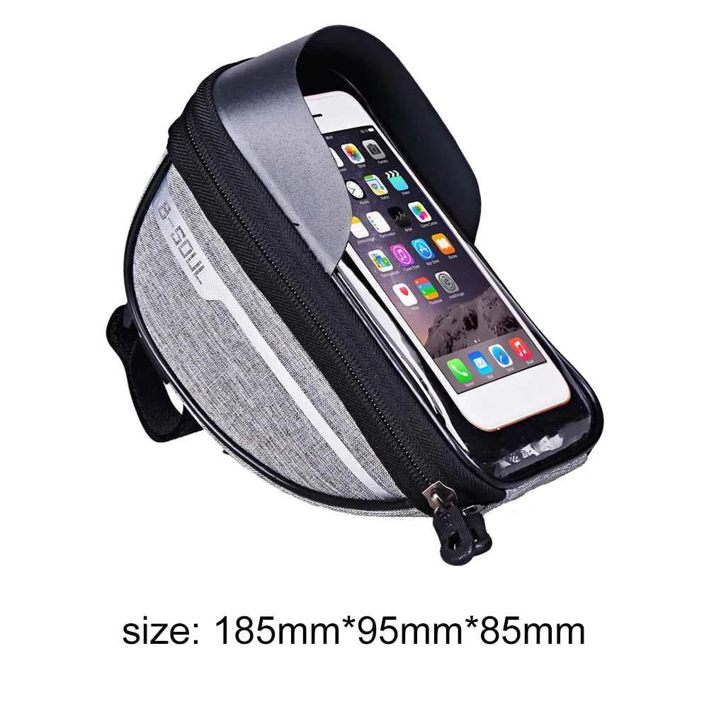 Bicycle Bag 1L Frame Front Top Tube Bike Bag Handlebar Mtb Touch Screen Cycling Bag Phone Holder Case Bicycle Accessories
