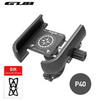 GUB P10 Bike Phone Holder Bracket Aluminum Alloy Motorcycle Bicycle Stand Mount Support Handlebar Clip for 55-100mm
