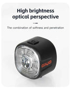 Tail Light for MTB/Road Bike ‌ IP66 Waterproof Smart with Auto Brake Sensing / Non-Smart Option LED Rear Lamp with RGB Light