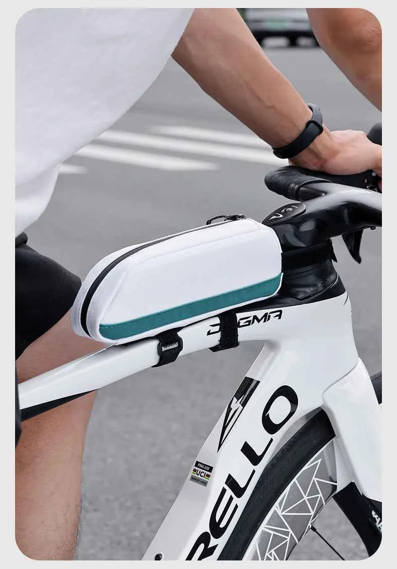 ESLNF Bicycle Top Tube Bag Portable Cycling Front Frame Triangle Bag Lightweight Bike Bag MTB Road Bike Accessories