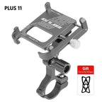 GUB P10 Bike Phone Holder Bracket Aluminum Alloy Motorcycle Bicycle Stand Mount Support Handlebar Clip for 55-100mm