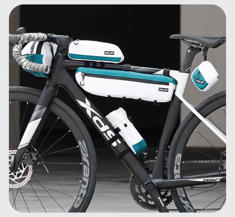 ESLNF Bicycle Top Tube Bag Portable Cycling Front Frame Triangle Bag Lightweight Bike Bag MTB Road Bike Accessories