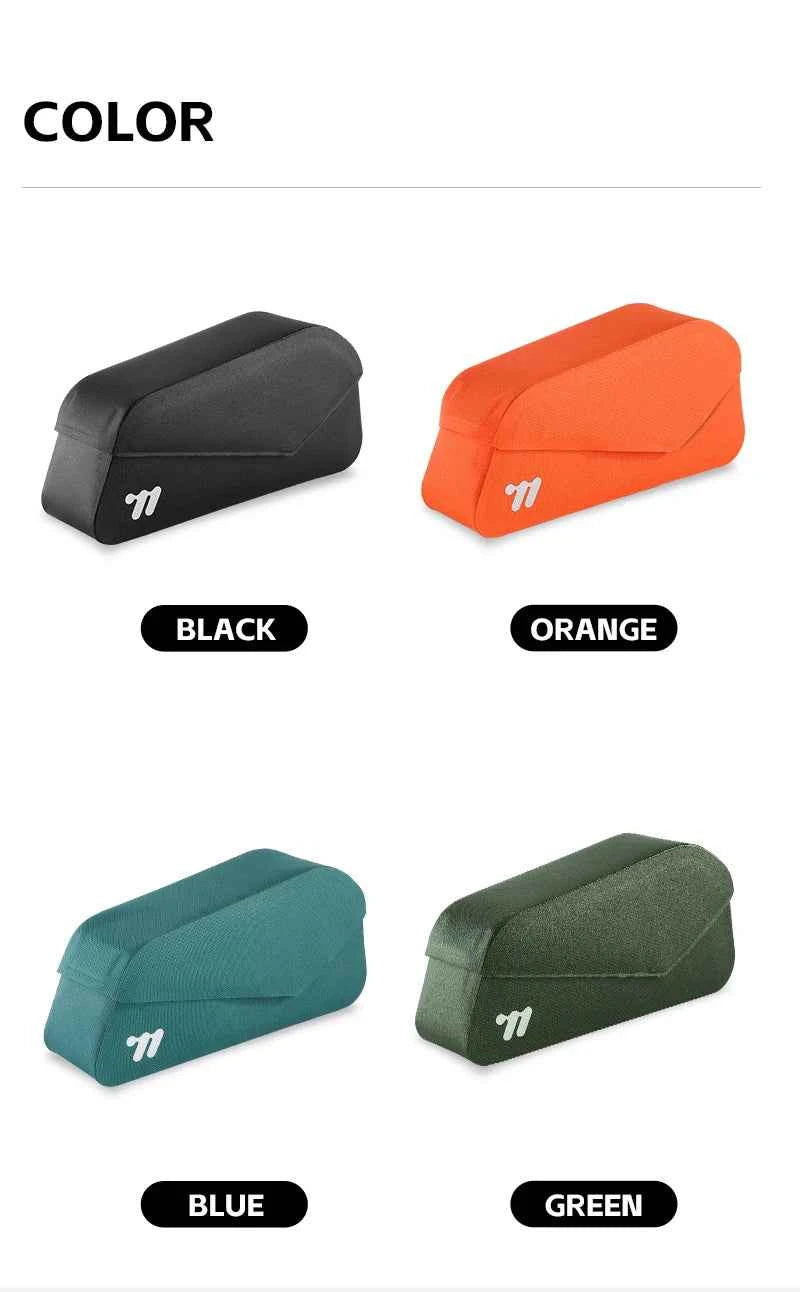 WEST BIKING Bicycle Magnetic Lid Top Tube Bag With Bolts Mounted & Straps MTB Road Bike Waterproof  Front Frame Structured Bag