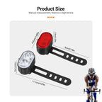 Heinast Bike Lighting Front and Rear Lights Bicycle Lamp Led Cycling Light Bike Flashlight for Bicycle Front Taillight Lantern