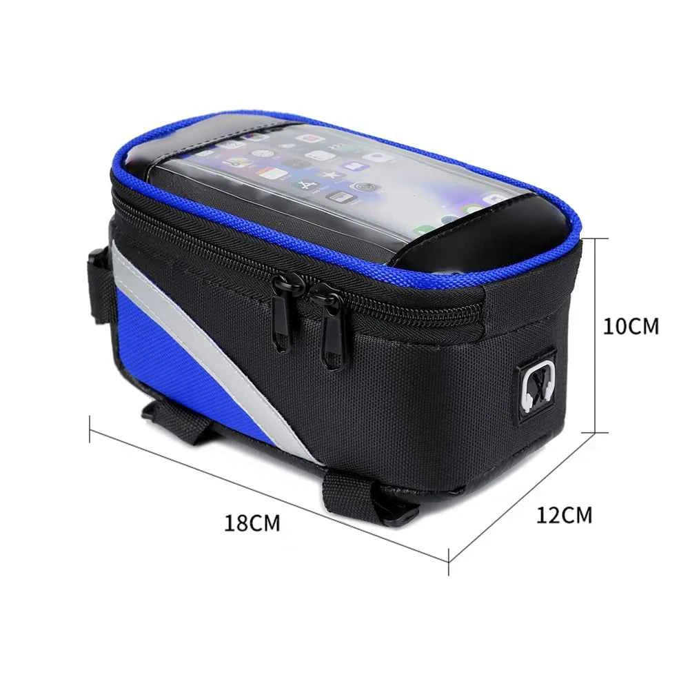 Bicycle Bag 1L Frame Front Top Tube Bike Bag Handlebar Mtb Touch Screen Cycling Bag Phone Holder Case Bicycle Accessories