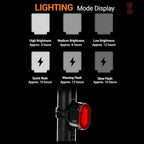 Heinast Bike Lighting Front and Rear Lights Bicycle Lamp Led Cycling Light Bike Flashlight for Bicycle Front Taillight Lantern