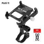 GUB P10 Bike Phone Holder Bracket Aluminum Alloy Motorcycle Bicycle Stand Mount Support Handlebar Clip for 55-100mm