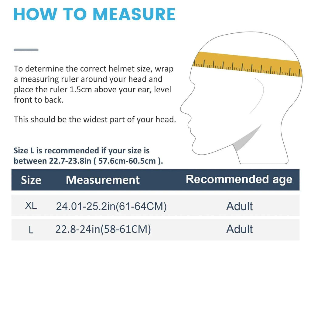 Adult Bike Helmet for Bicycle Cycling Biking Skating Skateboard Helmet Extra large head circumference L 58-61cm&XL 61-64cm