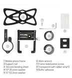 GUB P10 Bike Phone Holder Bracket Aluminum Alloy Motorcycle Bicycle Stand Mount Support Handlebar Clip for 55-100mm
