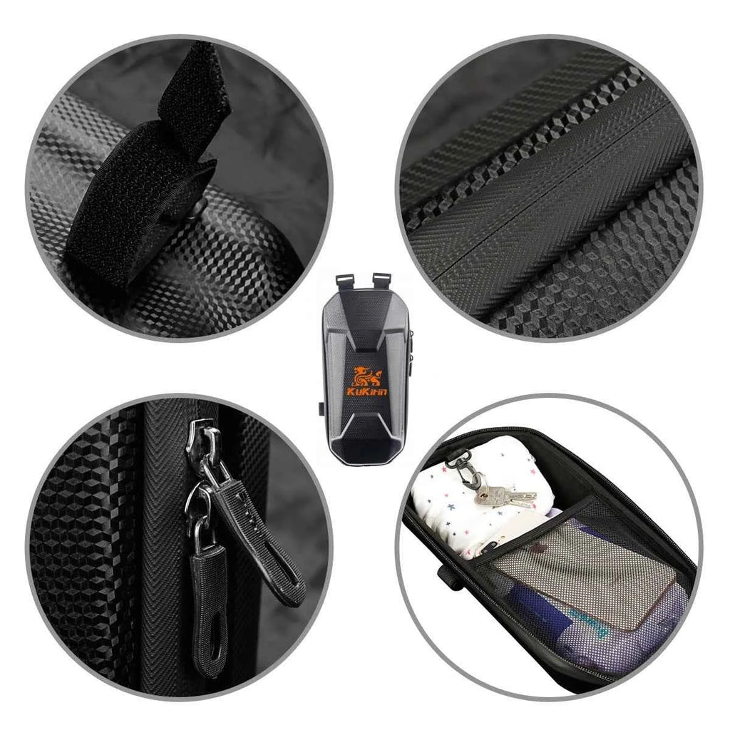 Kukirin Electric Scooter Bag 3L Hard Shell Secure Waterproof Rainproof Portable Front Premium Handlebar Mounted Organizer