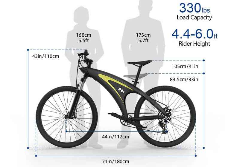 Q5 Electric Mountain Ebike iXuFast - High-Performance E-Bike for Adventurers